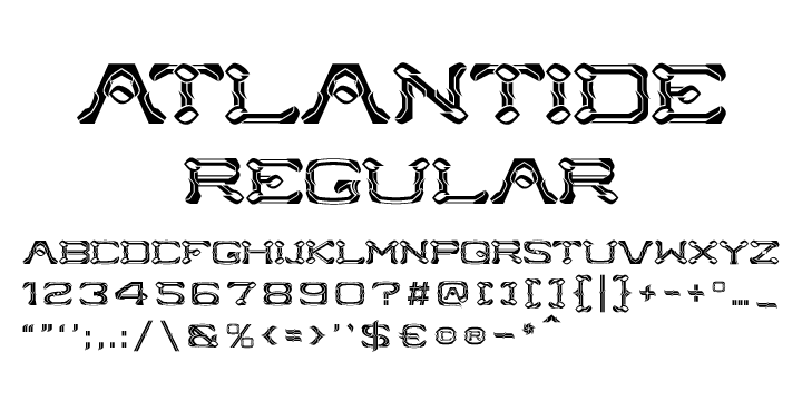 Example font Atlantide #4